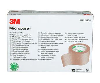 Tan Micropore Tape  Surgical Tape by 3M